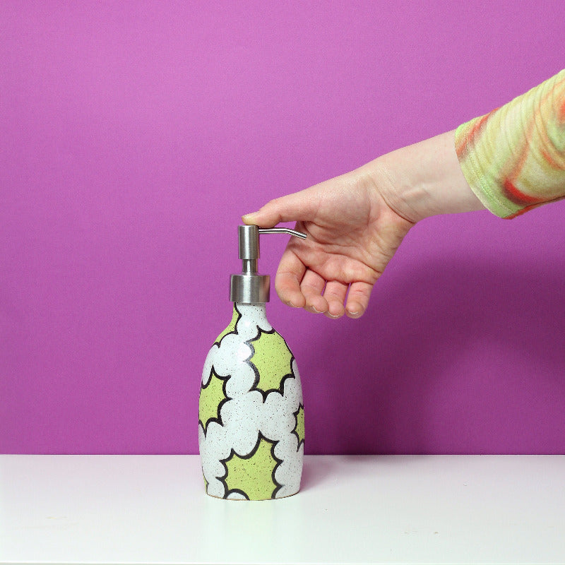 Made-to-Order Soap Dispenser with Pop Pattern