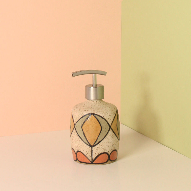 Made-to-Order Soap Dispenser with Cat Eye Pattern