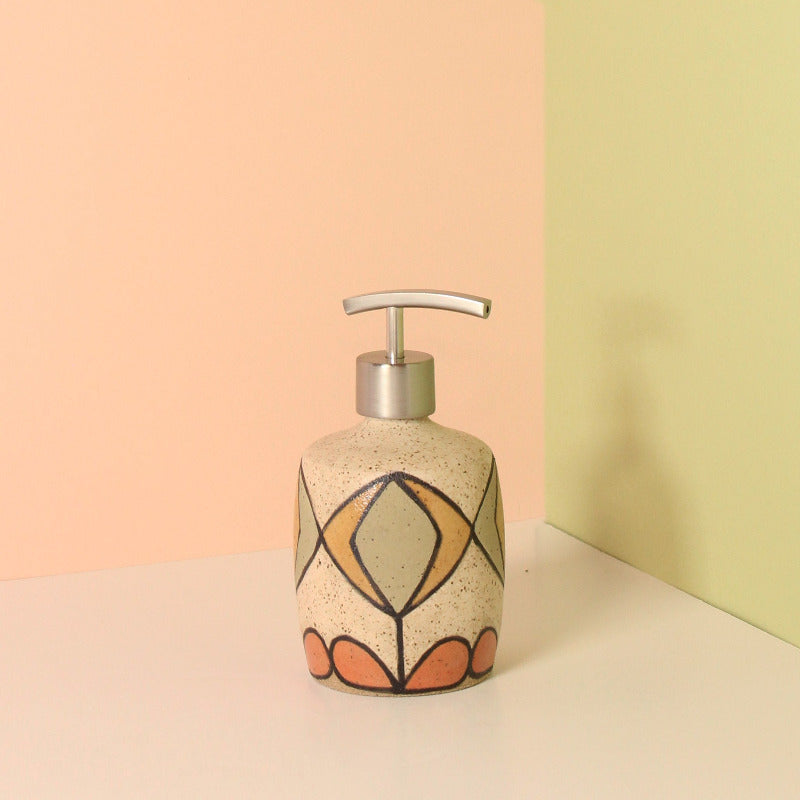 Made-to-Order Soap Dispenser with Cat Eye Pattern