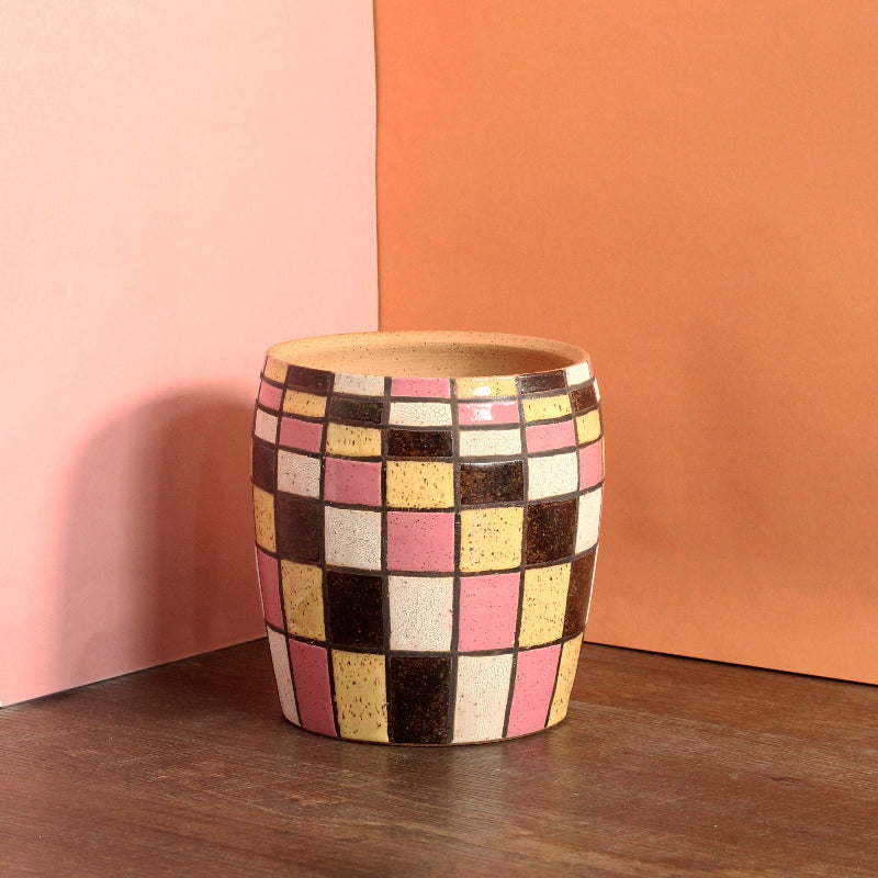 Made-to-Order Pot with Rectangle Pattern