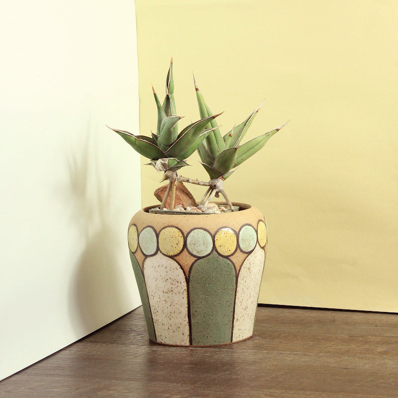 Made-to-Order Pot with Mid Century Pattern