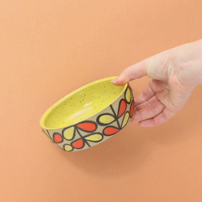 Made-to-Order Kitty Bowl/Catch All with Leaf Pattern