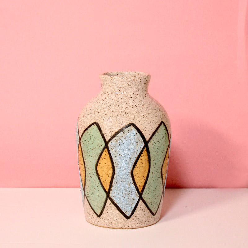 Made-to-Order Vase with Boomerang Pattern