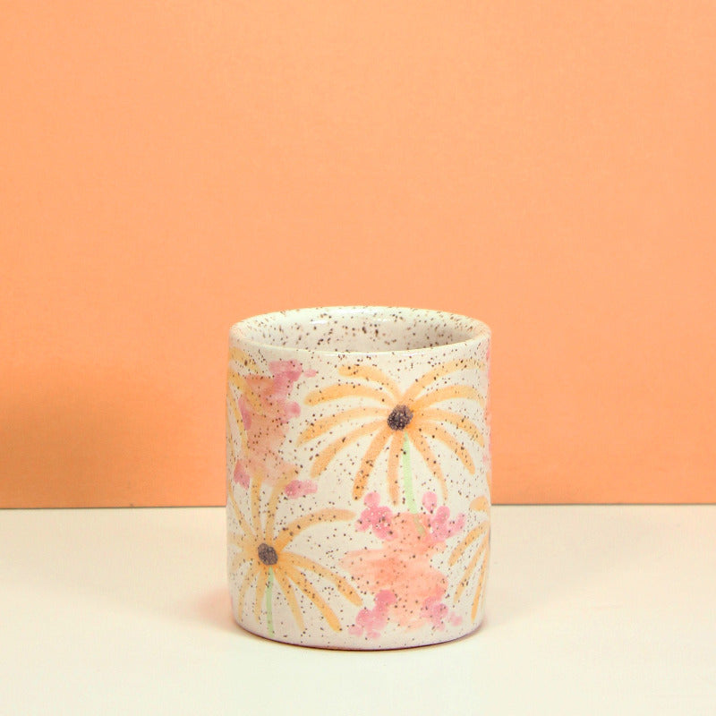 Made-to-Order Tumbler with Pastel Flowers