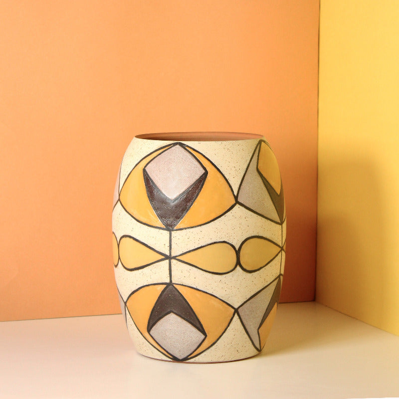 Made-to-Order Pot with Flower Pattern