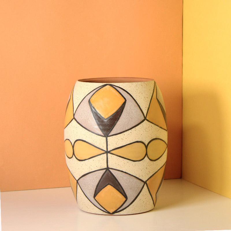 Made-to-Order Pot with Flower Pattern